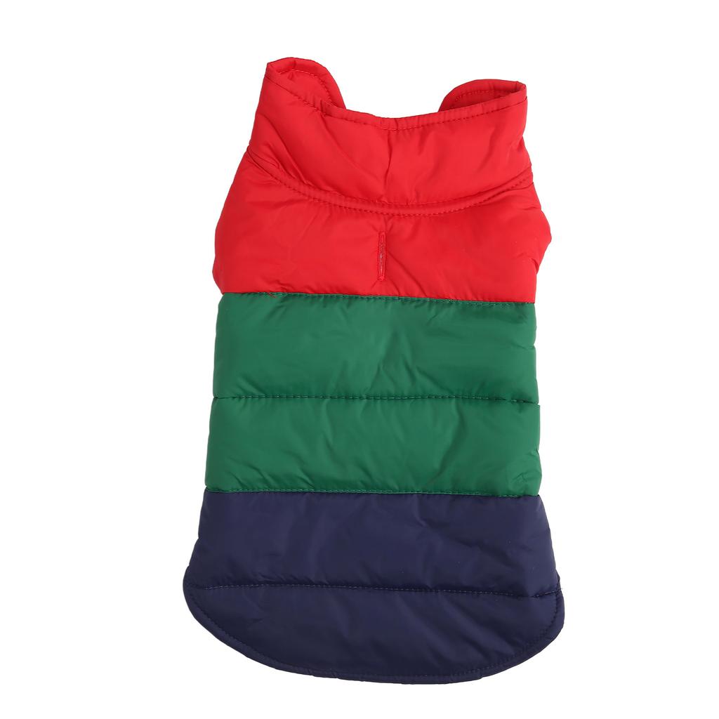 Pet Winter Warm Vest Double Sided Thicken Cotton Waterproof Windproof Dog Winter Clothes for Medium and Large Dogs Green