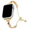 Bracelet Strap for Apple Watch Series 11 10 42mm/9 8 7 41mm/SE3 SE2 SE 6 5 4 40mm/3 2 1 38mm Metal Watch Band Irregular Colored Rhinestone Decor