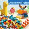 Universal Large Particle Creative Building Blocks for Toddlers Aged 3-6 - Educational Toy & Teaching Aid Gift