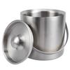 3L Ice Bucket with Lid Portable Double Wall Wine Ice Barrel for Bar Hotel Party Use