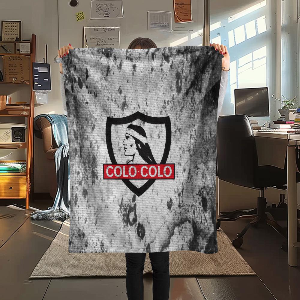CSD Colo‑Colo Flannel Blanket, High quality Comfortable for All Seasons, Home Decor, Warmth and Comfort