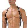 Gothic Punk Accessory Straps PU Leather Party Suspenders With Metal Rings For Fashion Individual Expression