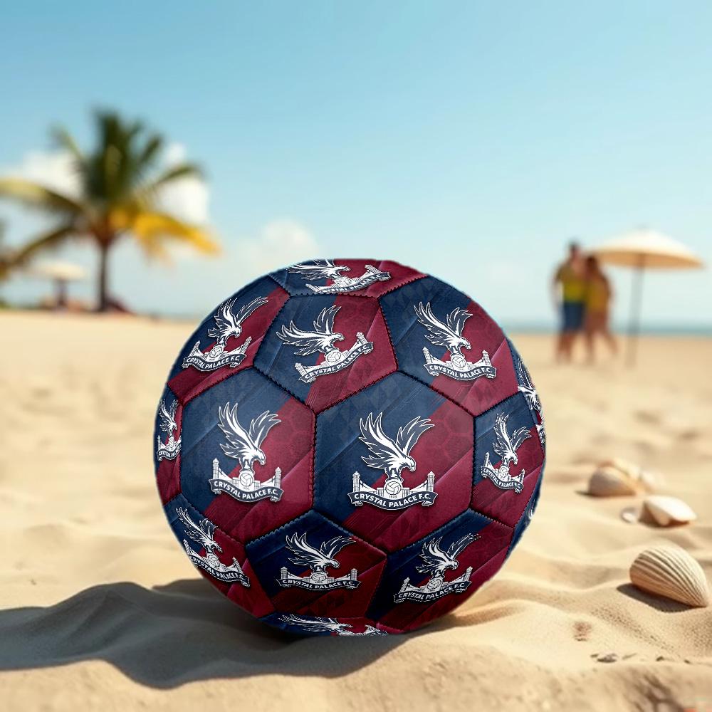 Crystal Palace Storlek 5 Fotboll Högelastisk Fotboll För Utomhustävling Daglig Träning Lek