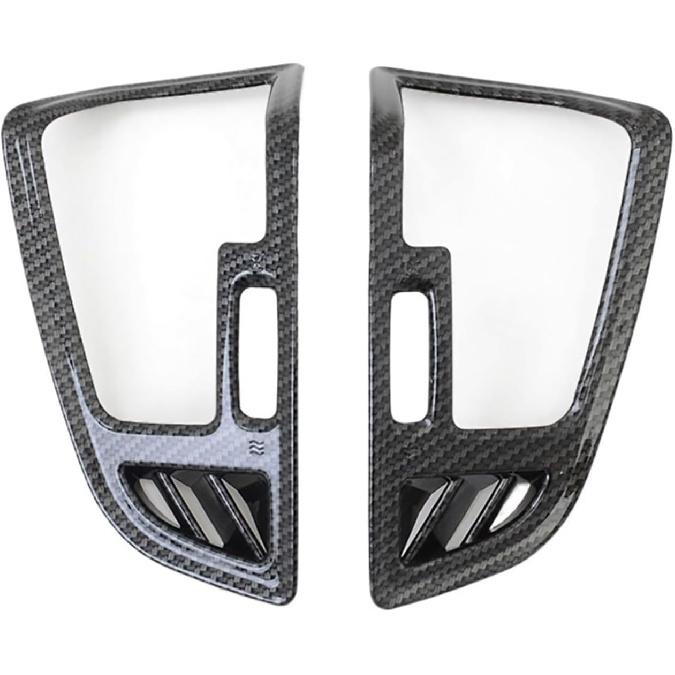 Kompatibilní s Ford Escape Kuga 2017 2018 2019 Uhlíkové vlákno Interiér vozu Boční výdech klimatizace Kryt lišty Doplňky(ABS matný)