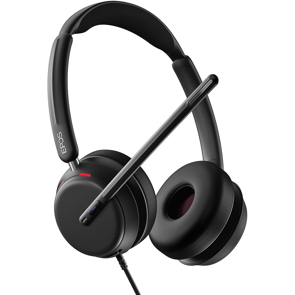 EPOS Impact 860T USB-C Binaural Headset for Open Offices, Microsoft Teams Certified