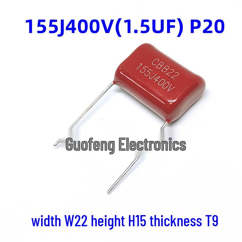 Metallized Film Capacitor 1.5uF 155J 100V-630V CBB21/22 K CL