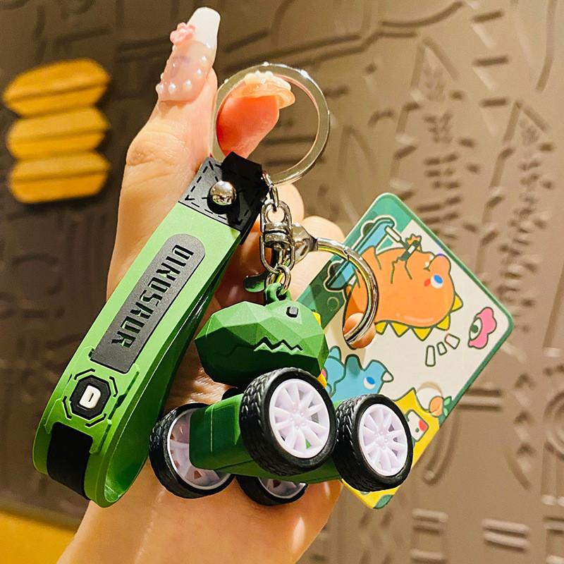 

Cartoon Sophisticated Dinosaur Suv Keychain Ideal Gifting For