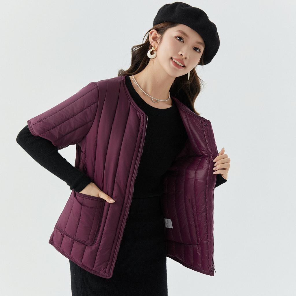 Căldură și Confort la Modă Fermoar Căptușeală Caldă din Bumbac Haine de Casă din Bumbac pentru Femei Haine din Bumbac Top cu Mânecă Scurtă Căptușit 2466