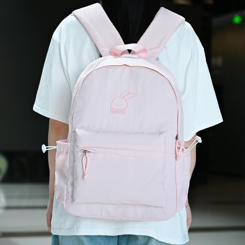 Schoolbag Korean version fashion college style backpack women's travel bag leisure bag trend high school student schoolbag backpack