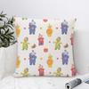 Childrens TTeletubbys Cushion Cover  Plush Fabric Soft Double Sided Print Sofa Cushion Cover Throw Pillow Covers
