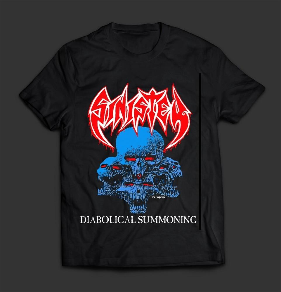 SINISTER – Diabolical Summoning Cotton Black All Size Unisex T Shirt TT096 Unisex T-Shirt L