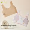 Girls' Toddler Underwear & Fixed-Cup Training Bra Set for Ages 9-12