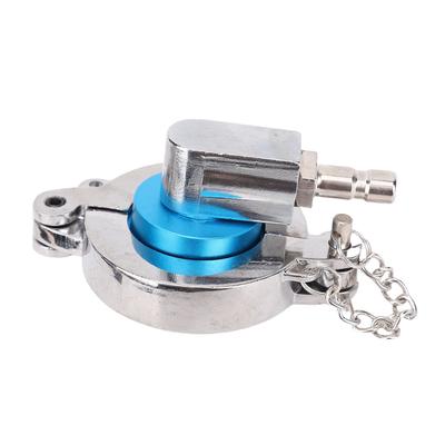 43mm Brake Bleeder Adapter Aluminium Alloy Chrome Master Cylinder Adapter Replacement for Corolla Camry RAV4 Crown Reiz