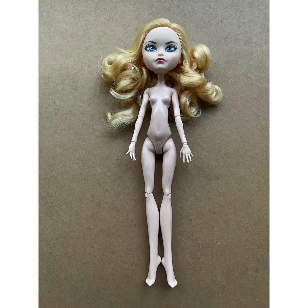 Slim Doll Body Heads Colorful Hair Doll Head Green White Black Brown Pink Beige Color Doll Body Multi Joints Movable Doll Figure