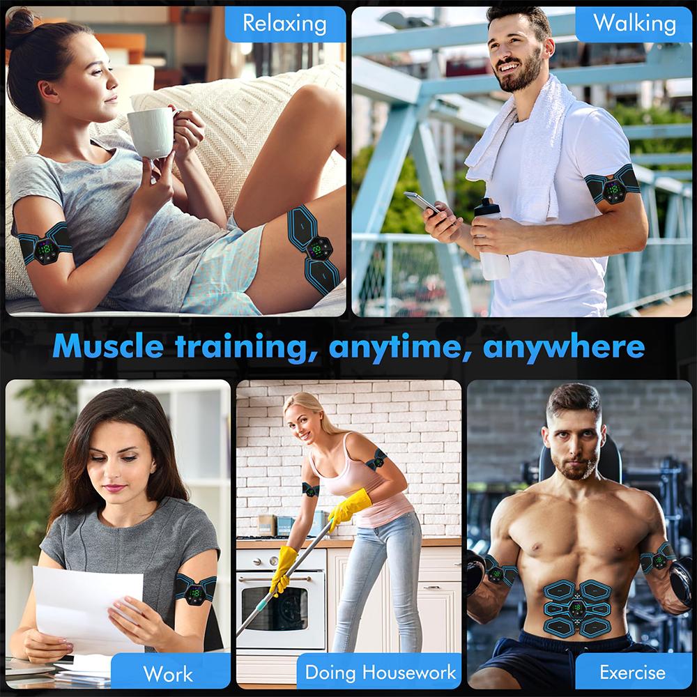Abdominal Health Device Lazy Person Patch Vibration Massage Hip Muscle Massage Patch Alleviates Fatigue for Men and Women