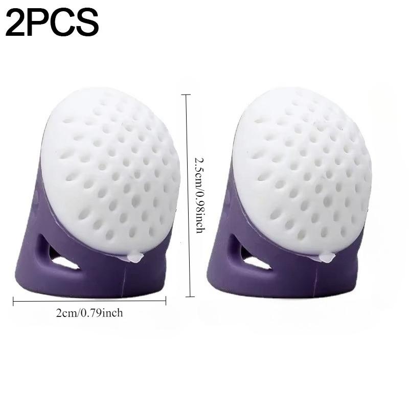 Silicone Thimbles Finger Tips Protector Anti-Slip Finger Covers Hand Cross-stitch Sewing Sewing Accessories Sewing Supplies