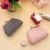 Travel Coin Holder Retro Plaid Purse, Cotton Fabric Small Change Mini Purse Kiss Lock Pouch for Women Coins Cash Earrings Lipstick Storage