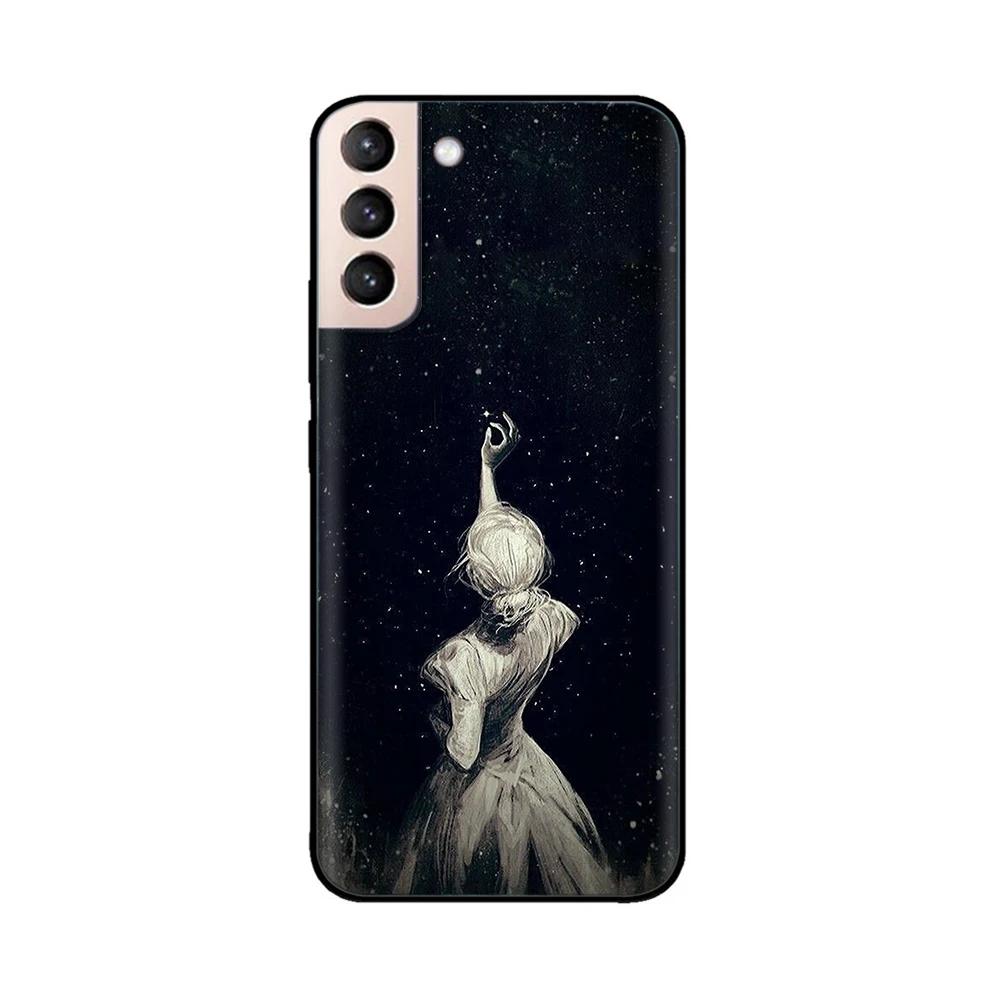 Silicone Case For Samsung Galaxy S21FE Case S21 Ultra 5G Soft TPU Phone Case S21 FE Fundas For Samsung S21 Plus s21+ S 21 Cover