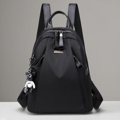 New Oxford Cloth Backpack Women's Korean Version Trendy Simple Fashion Women's Bag Nylon Leisure Travel Small Backpack