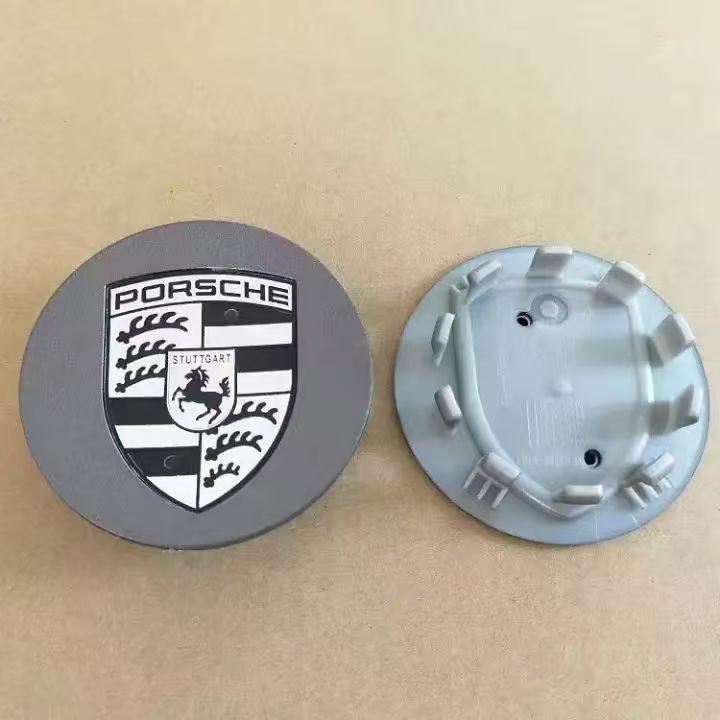 4 Pieces of 76mm 65mm Porsche Wheel Hub Replacement Center Cover Modification Accessories, Suitable for Porsche Panamera Cayenne