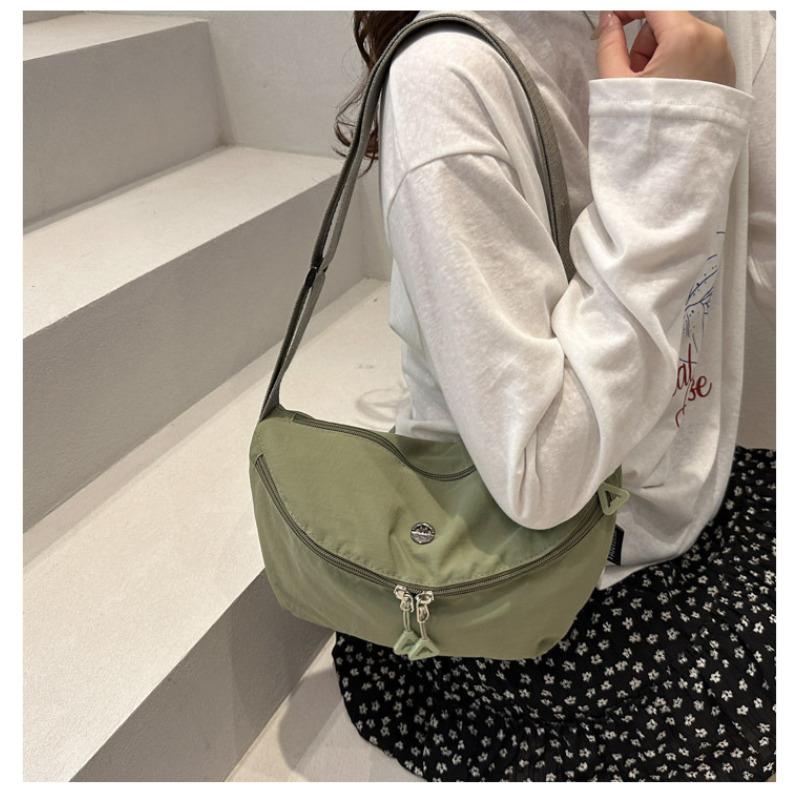 Minimalistische Oxford-Stoff-Umhängetasche für Damen Stilvolle Brust-Schultertasche