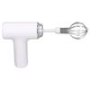 Electric Egg Beater Cordless Hand Mixer Handheld Egg Whisk for Cream Salad Dressing White