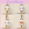 Plush Hamster Keychain Cute Cartoon Toy For School Backpack Kids Gift