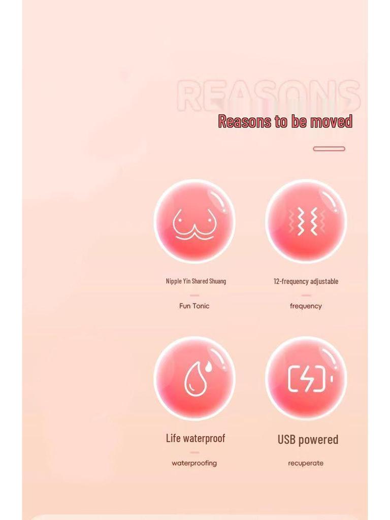 Breast Massager Vibrating Erotic Device for Women