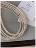 High-Gloss Mother-of-Pearl Necklace: Women's Exquisite, Durable, Strong Light Baby Rice Beads Clavicle Chain