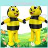 Cute Cartoon Bee Inflatable Outfit With Breathable Fabric For Holiday Celebrations And Events