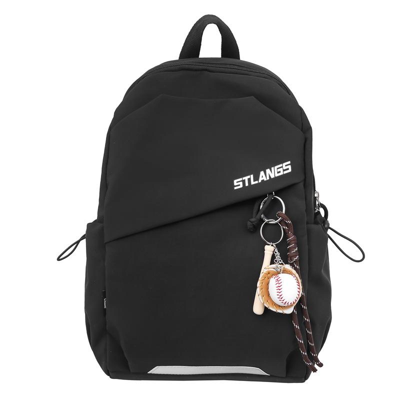 

Trend casual backpack women s high-end sense niche large-capacity fashion high-value trendy brand high school college student backpack single pack