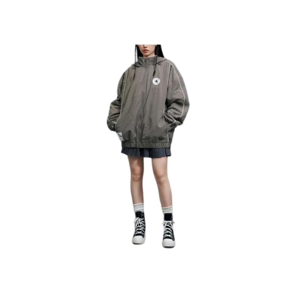 New Converse All Star Jackets Coats Unisex Brown 10027960-A01