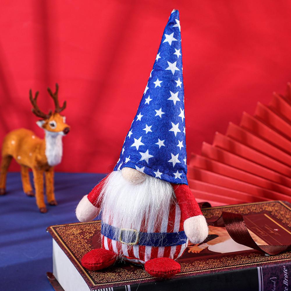 

Independence Day Delightful Decor Featuring Rudolph Gnome With Star Hat For Festive Gatherings Star Rudolph Hat
