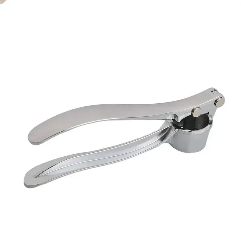 Manual Stainless Steel Garlic Press Kitchen Gadget for Home Perfect for Garlic Paste Ginger Mince Must-Have Kitchen Accessory