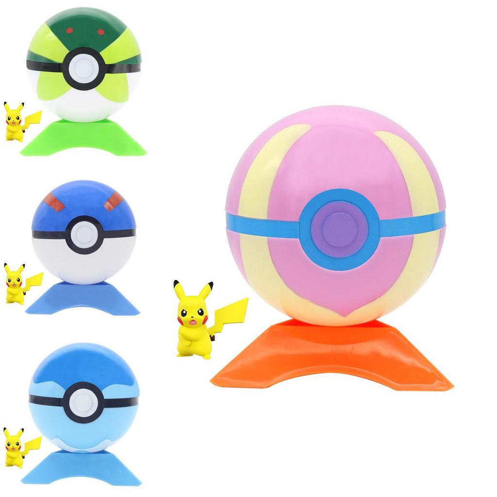 Classic Design Pokemon Pokeball 7cm Toy Ball And Pikachu Monster Figures Gift