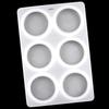 6 Holes Round Silicone Mold Dome Shape Soap Making Mold Silicone Soap Mold  Dessert Mousse
