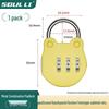 Compact Student Combination Padlock for Suitcases, Backpacks, Lockers, and Cabinets