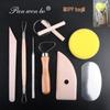 Unelte de Lut Ceramică Transfrontaliere: Argilă Moale, Pensulă Textură, Accesorii Auxiliare DIY, Ac de Detaliu, Ac cu Șapte Ace, Unelte de Modelare