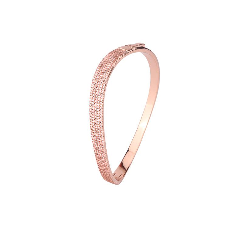 Schmuck Farbe Gold Retro Einfaches Armband Damen