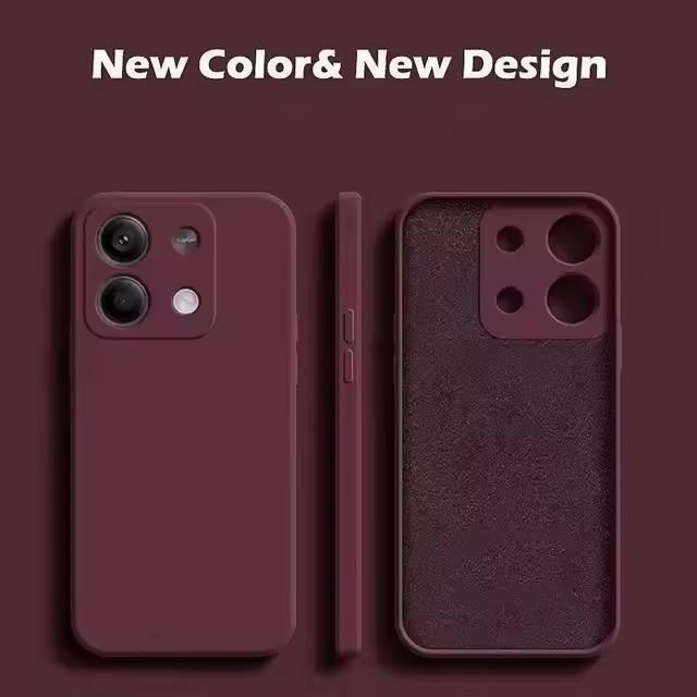 Oryginalne etui z płynnego silikonu dla XiaoMi RedMi Note 13 Pro 5G note 13 5G Wersja Globalna NOTE13 5G Etui na telefon Moda Pełne pokrycie