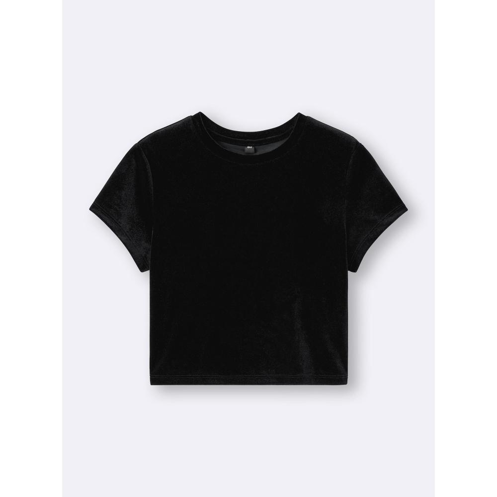 GU by Uniqlo Sheer Velvet Mini T+x