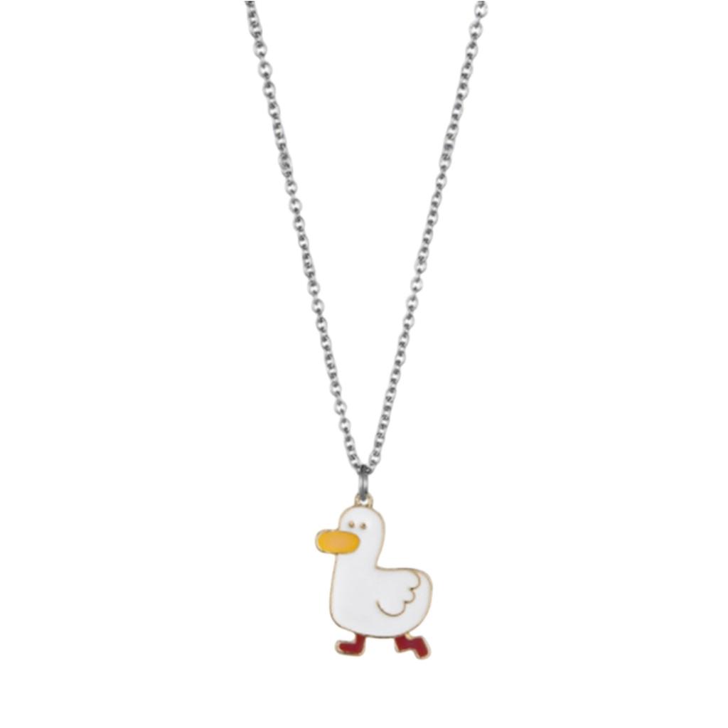 Cartoon Animal Pendant Cute Alloy Oil Drop Pendant Necklace Accessories