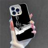 Black White Music Piano Keys Notes Phone Case For IPhone 16 15 14 13 12 11 Pro Max X XR XSMAX 8 7 Plus Matte Shockproof Back