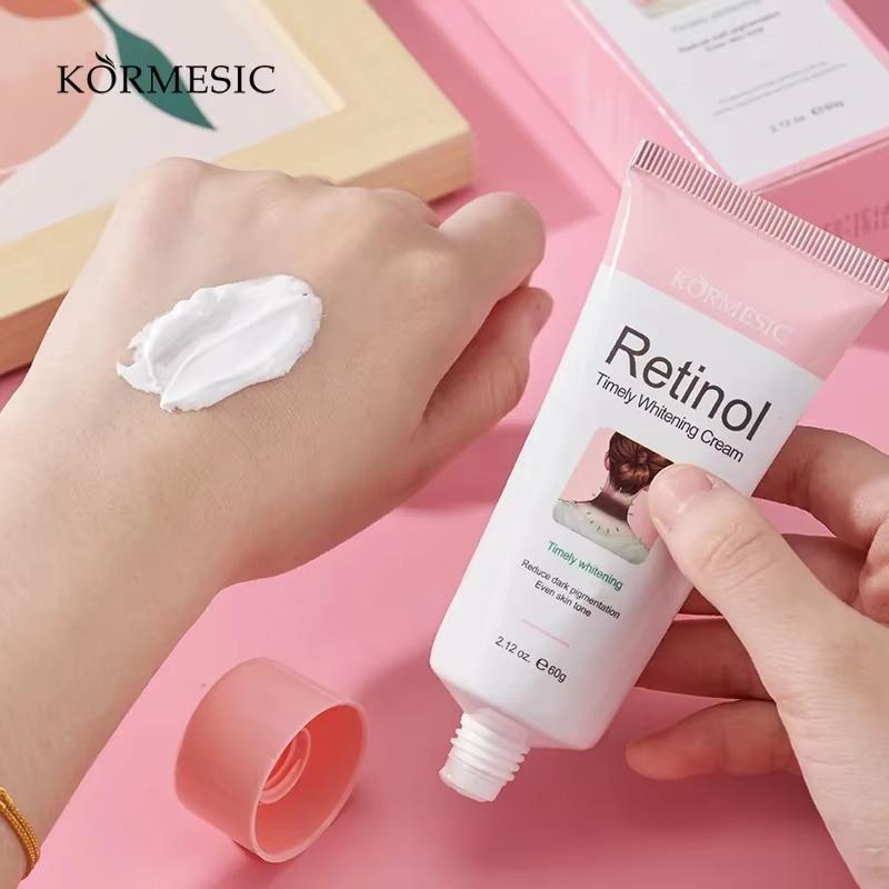 Retinol Whitening Cream Private Parts Underarm Bleaching Neck Lift Firm Butt Knee Brighten Inner Thigh Dark Remove Melanin 60g