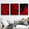 Modern Romantic Red Rose Petals Posters and Prints Canvas Painting Nordic Wall Art Pictures for Living Room Home Decoration