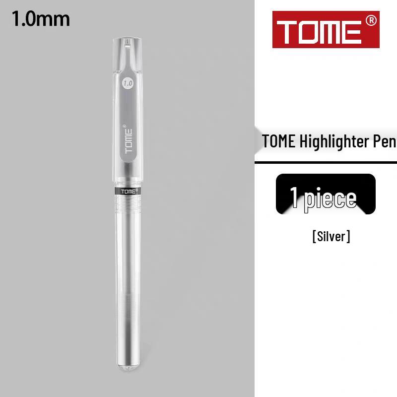 

TOME TM910 Waterproof 1.0mm Highlighter Pen Set: Gold, Silver, White