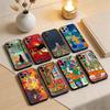 H-Henri Matisse Painting Soft Silicone Black Cover,Phone Case For iPhone 17,16,15,14,13,12,11 Plus,Pro Max,XS