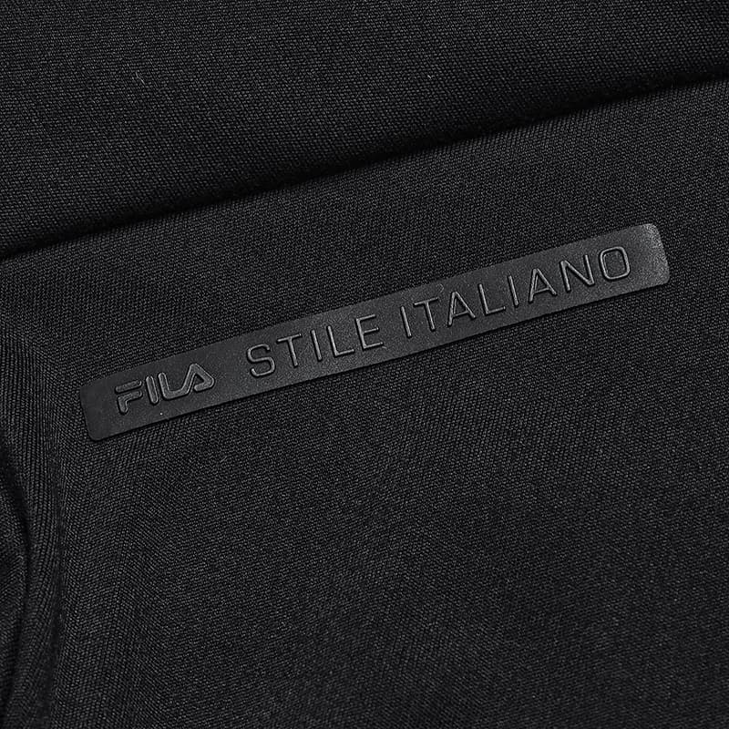 Fila White Simple Classic Versatile Soft Comfortable Breathable Knitted Long Sleeve Polo Shirt Men Tops F11M543218FBK