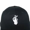 Cotton Hand Rose Love Gestures Finger Snapback Hats Baseball Caps Adjustable Unisex Adult