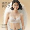 Liquid Foundation Hanging Neck Backless Underwear Women's Fine Flash Shoulder Straps Can Be Exposed, Small Breasts Can Be Gathered, Beautiful Back